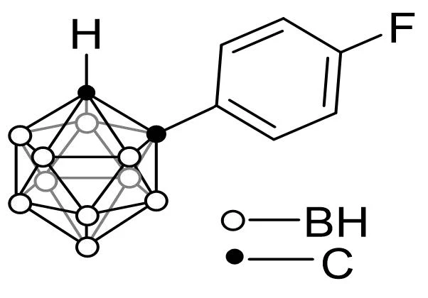 1-(4-Fuorophenyl)-1,2-dicarbacloso-dodecaborane,C8H4B10F,23854-17-3